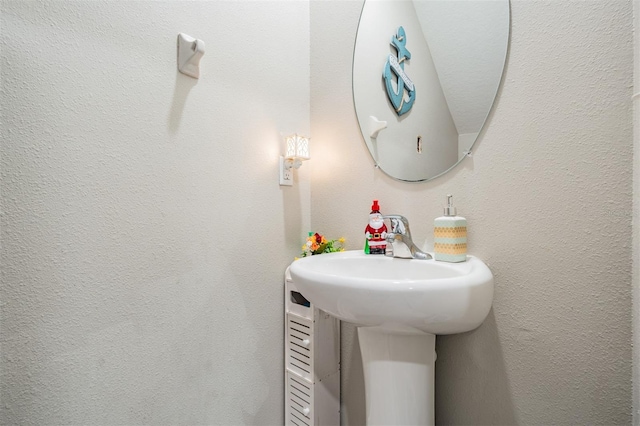 5426 Rainwood Meadows Dr, Apollo Beach, FL 33572 - bathroom featuring a textured wall