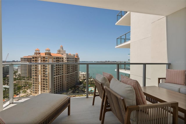 301 Quay Commons Unit 1610, Sarasota, FL 34236 - balcony with a water view