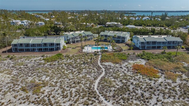 6951 Gulf Of Mexico Dr Unit 14, Longboat Key, FL 34228 - bird's eye view featuring a water view