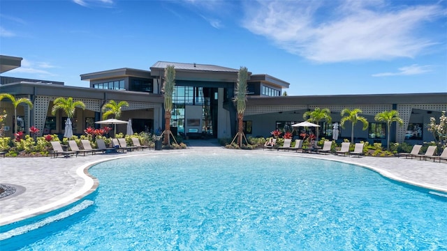 8355 Velda Trl, Sarasota, FL 34241 - community pool with a patio
