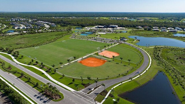 8355 Velda Trl, Sarasota, FL 34241 - bird's eye view of a large body of water