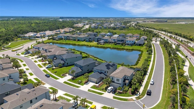 8355 Velda Trl, Sarasota, FL 34241 - aerial view of residential area with a nearby body of water