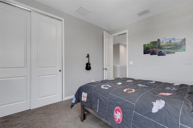8355 Velda Trl, Sarasota, FL 34241 - carpeted bedroom with a closet and baseboards