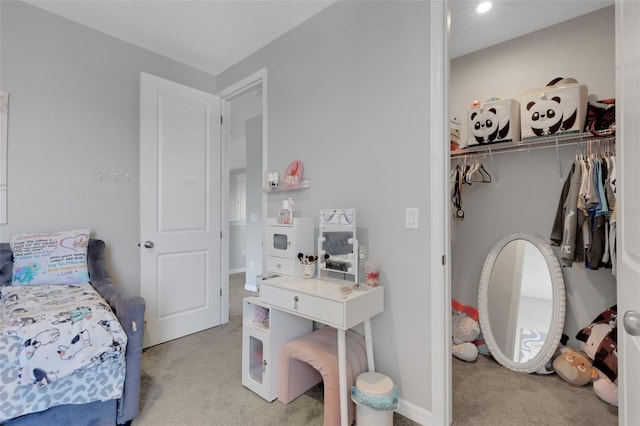 8355 Velda Trl, Sarasota, FL 34241 - bedroom with light colored carpet and a closet