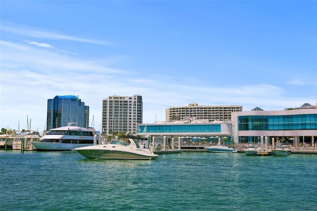 property view of water