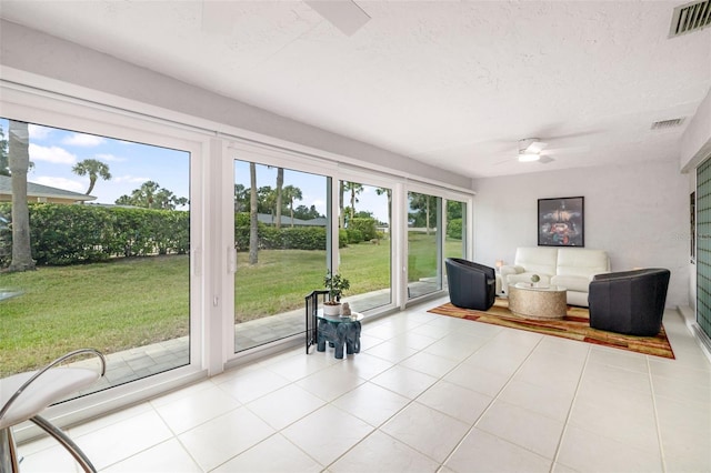 6940 W Country Club Dr N Unit V-77, Sarasota, FL 34243 - unfurnished sunroom with visible vents