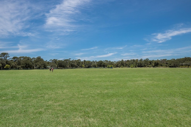 view of landscape with a rural view