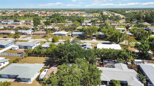 aerial view featuring a residential view