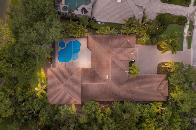 7532 Greystone St, Lakewood Ranch, FL 34202 - view from above of property with a pool