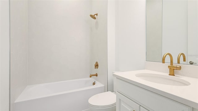15722 San Lazzaro Ave, Lakewood Ranch, FL 34211 - full bathroom with vanity, bathtub / shower combination, and toilet