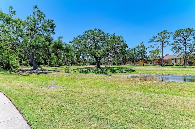 1622 Stafford Ln Unit 1205, Sarasota, FL 34232 - view of yard featuring a water view