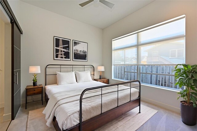221 Cosmopolitan Ct, Sarasota, FL 34236 - bedroom with baseboards and ceiling fan