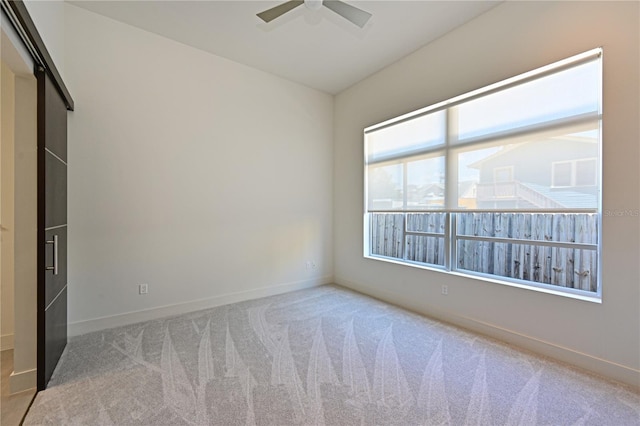 221 Cosmopolitan Ct, Sarasota, FL 34236 - carpeted spare room featuring ceiling fan and baseboards