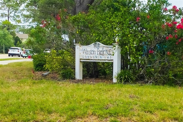 4885 1st St NE Unit 308, Saint Petersburg, FL 33703 - view of community / neighborhood sign