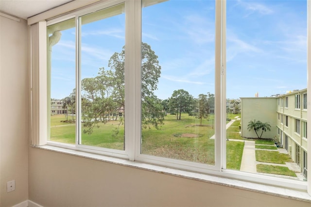 4885 1st St NE Unit 308, Saint Petersburg, FL 33703 - view of unfurnished sunroom