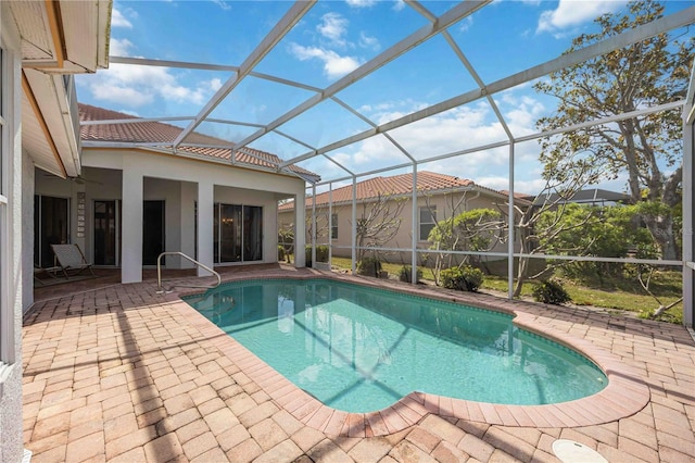 8824 Havenridge Dr, Sarasota, FL 34238 - pool featuring a patio and a lanai