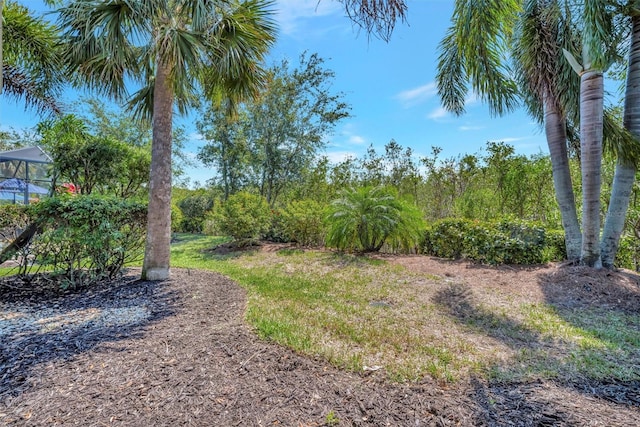 5009 Lake Overlook Ave, Bradenton, FL 34208 - view of yard featuring glass enclosure