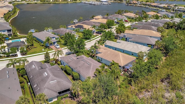5009 Lake Overlook Ave, Bradenton, FL 34208 - aerial view featuring a water view and a residential view