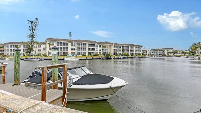 4350 Chatham Dr Unit E-105, Longboat Key, FL 34228 - dock with a water view