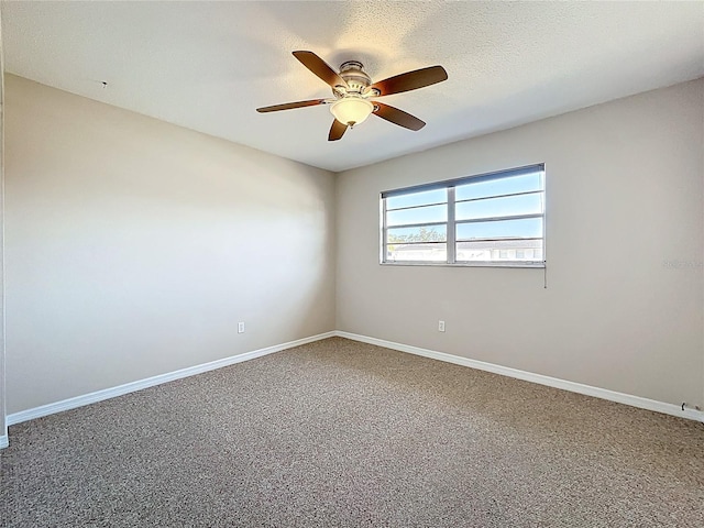 2705 21st Ave W, Bradenton, FL 34205 - spare room with baseboards, carpet, and ceiling fan