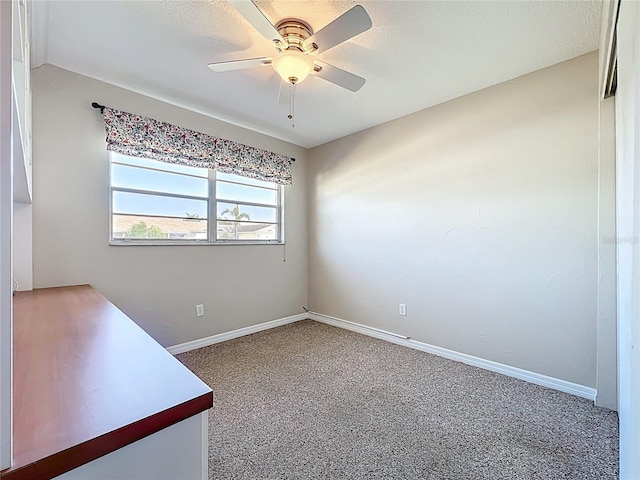 2705 21st Ave W, Bradenton, FL 34205 - empty room featuring carpet, a ceiling fan, and baseboards