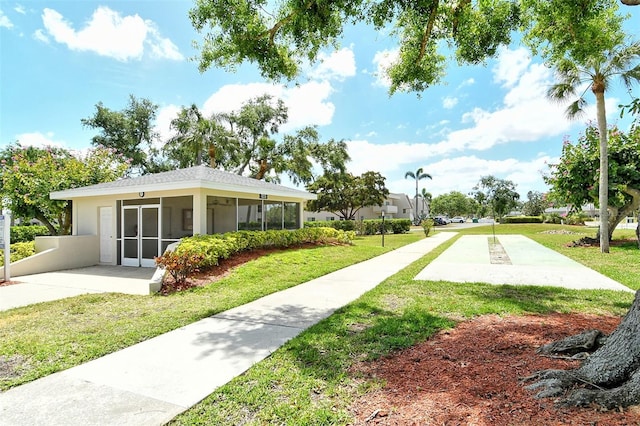 7173 W Country Club Dr N Unit 141, Sarasota, FL 34243 - view of home's community with a yard