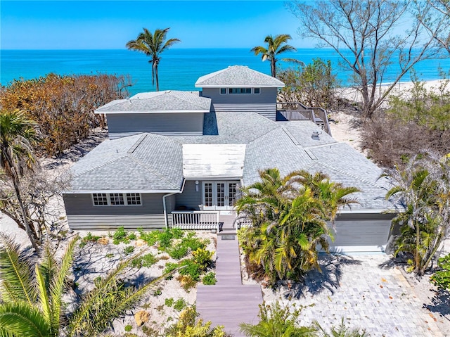 8592 Hidden Lagoon Rd, Sarasota, FL 34242 - view from above of property with a large body of water
