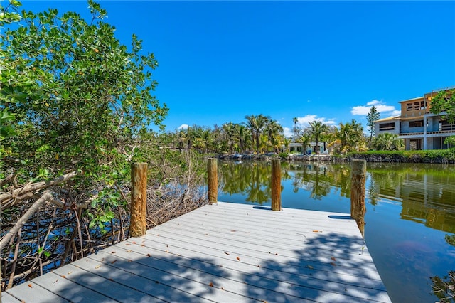 8592 Hidden Lagoon Rd, Sarasota, FL 34242 - dock featuring a water view