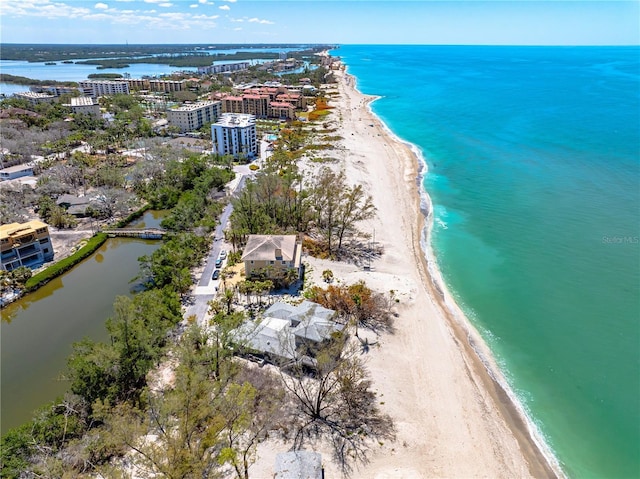 8592 Hidden Lagoon Rd, Sarasota, FL 34242 - bird's eye view of expansive beach