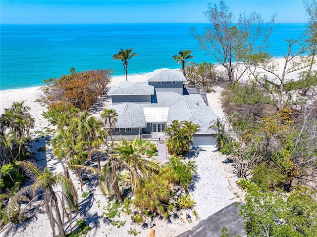 8592 Hidden Lagoon Rd, Sarasota, FL 34242 - aerial view of property and surrounding area featuring unending shoreline