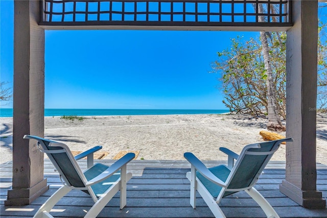 8592 Hidden Lagoon Rd, Sarasota, FL 34242 - water view with local beach