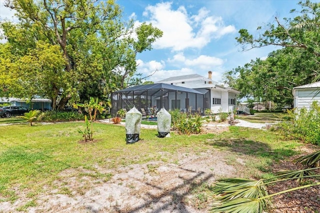 2326 2nd Ave E, Bradenton, FL 34208 - view of green lawn featuring a lanai