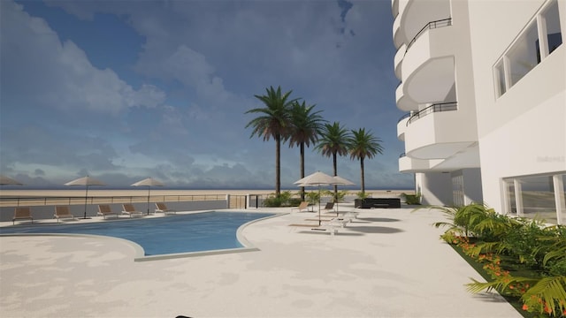 1750 Benjamin Franklin Dr Unit 6B, Sarasota, FL 34236 - community pool with a patio area