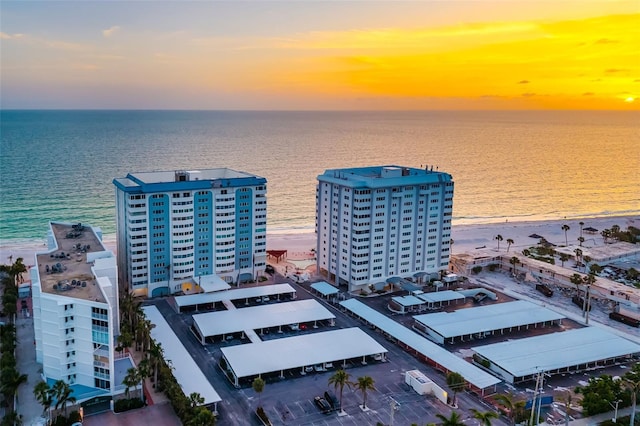 1750 Benjamin Franklin Dr Unit 6B, Sarasota, FL 34236 - aerial view of expansive beach and apartment complex