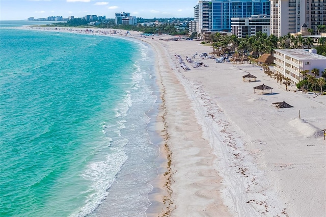1750 Benjamin Franklin Dr Unit 6B, Sarasota, FL 34236 - aerial view of expansive beach