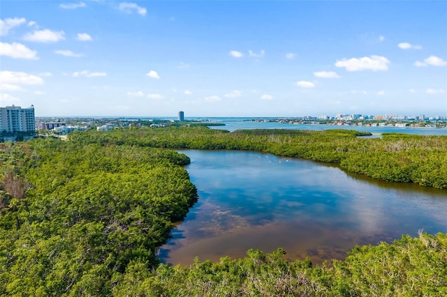 1750 Benjamin Franklin Dr Unit 6B, Sarasota, FL 34236 - water view featuring nearby urban area