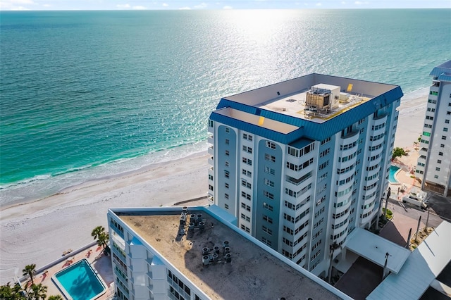 1750 Benjamin Franklin Dr Unit 6B, Sarasota, FL 34236 - bird's eye view of unending shoreline and apartment complex