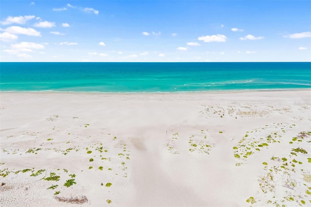 1750 Benjamin Franklin Dr Unit 6B, Sarasota, FL 34236 - water view featuring nearby beach