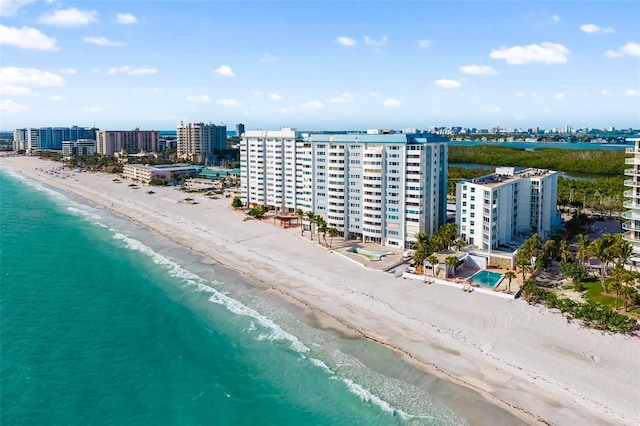 1750 Benjamin Franklin Dr Unit 6B, Sarasota, FL 34236 - view of urban area with waterfront with a beach
