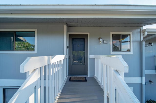 6033 34th St W Unit 132, Bradenton, FL 34210 - doorway to property with a porch