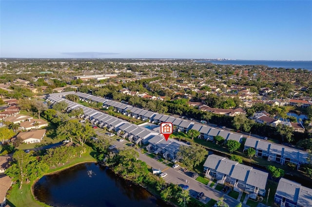 6033 34th St W Unit 132, Bradenton, FL 34210 - aerial view of property's location featuring a large body of water and nearby suburban area