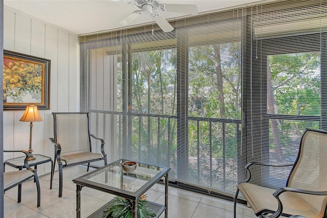 sunroom / solarium with plenty of natural light