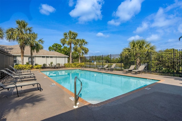 1322 Millbrook Cir, Bradenton, FL 34212 - pool featuring fence and a patio area