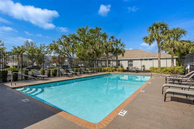 1322 Millbrook Cir, Bradenton, FL 34212 - pool with fence and a patio area
