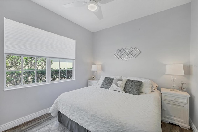 5881 Girona Pl, Sarasota, FL 34238 - bedroom featuring baseboards, wood finished floors, and multiple windows
