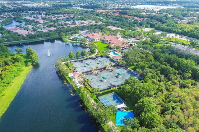 5881 Girona Pl, Sarasota, FL 34238 - aerial view of property and surrounding area featuring a large body of water