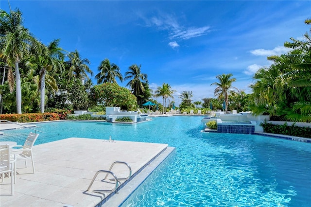 view of pool
