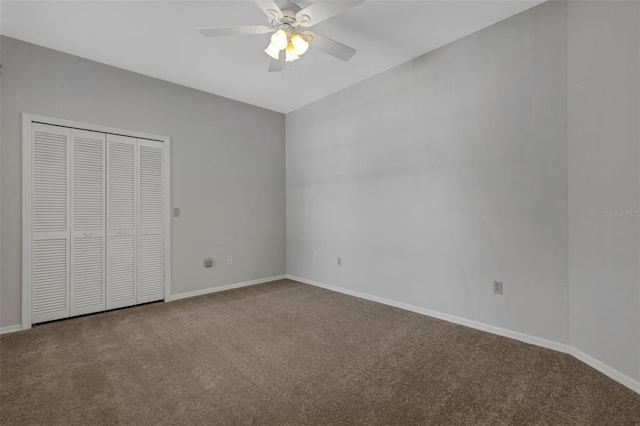 4044 Penshurst Park, Sarasota, FL 34235 - unfurnished bedroom with a closet, carpet flooring, and baseboards