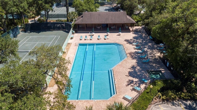 4044 Penshurst Park, Sarasota, FL 34235 - drone / aerial view