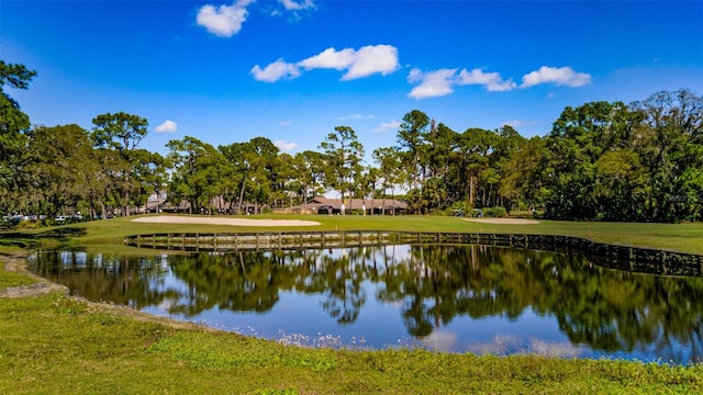 4044 Penshurst Park, Sarasota, FL 34235 - water view with view of golf course